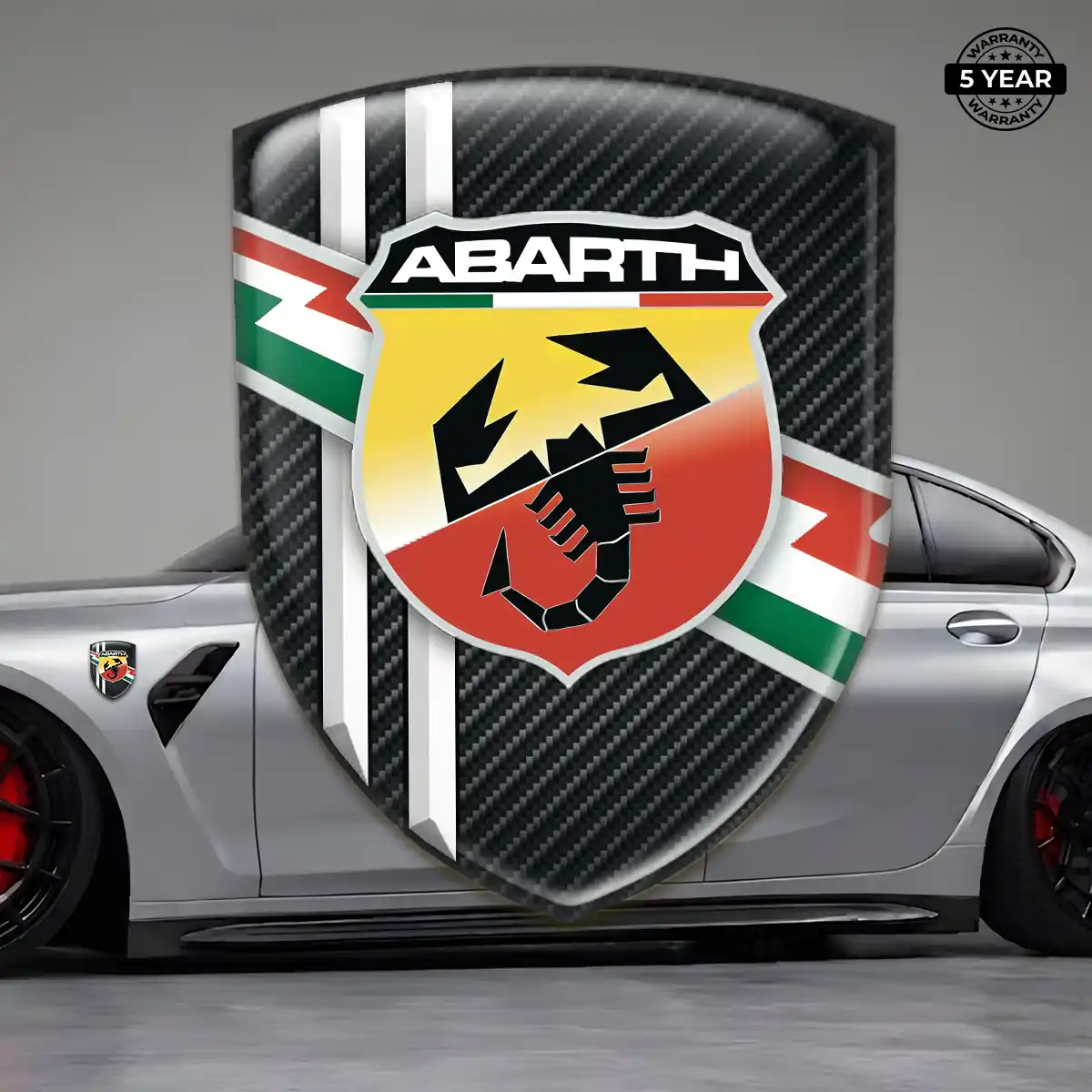Abarth 3D Domed Sticker Prestige Line
