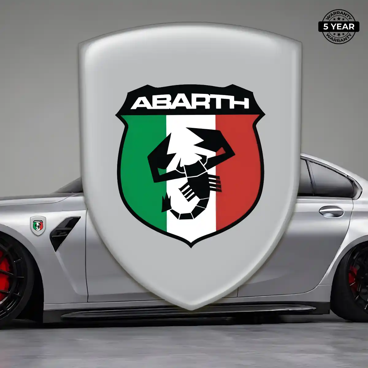 Abarth 3D Domed Sticker Superior Craft