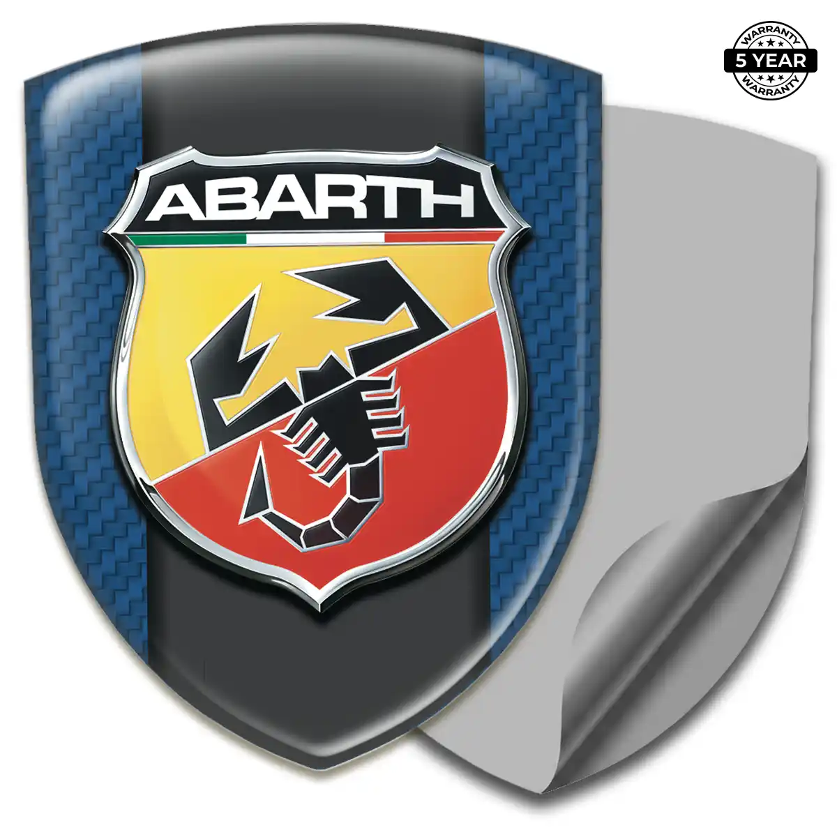 Abarth 3D Emblem Sticker Deluxe Edition