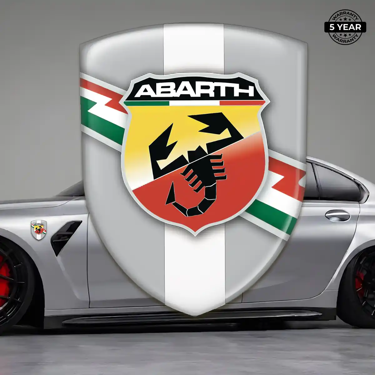 Abarth 3D Emblem Sticker Elite Edition