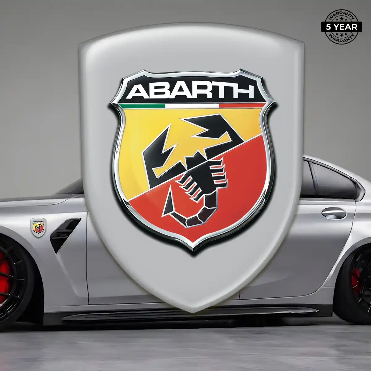 Abarth 3D Emblem Sticker Exterior Luxe