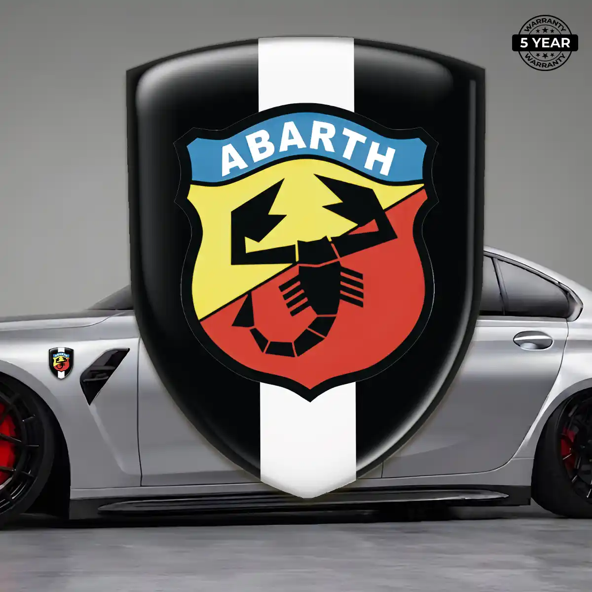 Abarth 3D Emblem Sticker Noble Edition