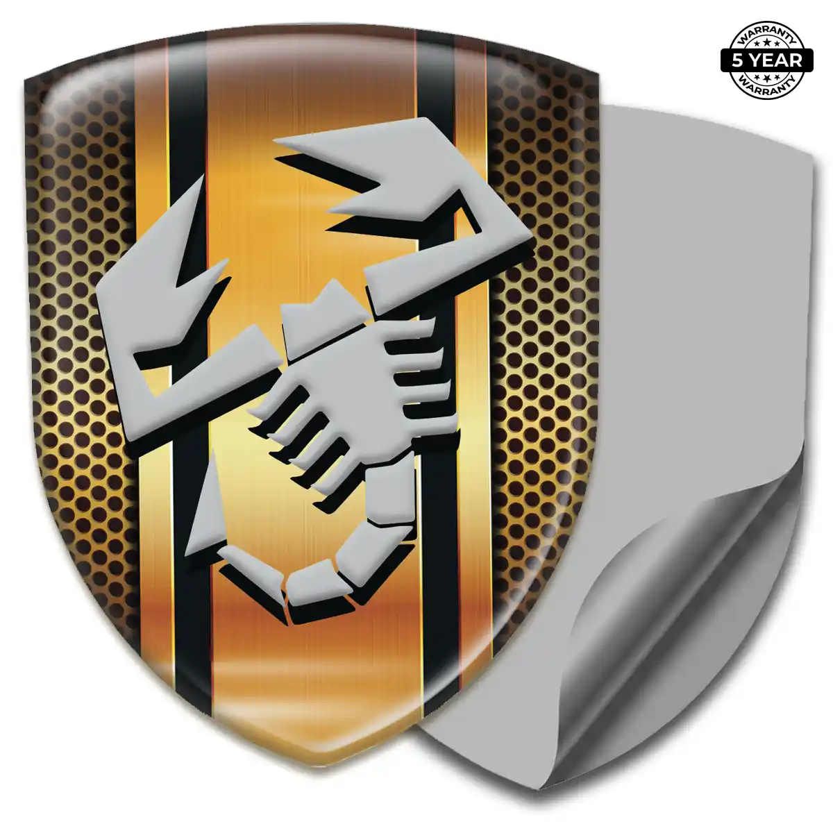 Abarth 3D Emblem Sticker Opulent Line