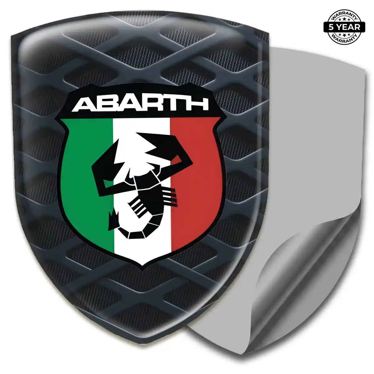 Abarth 3D Emblem Sticker Performance Style