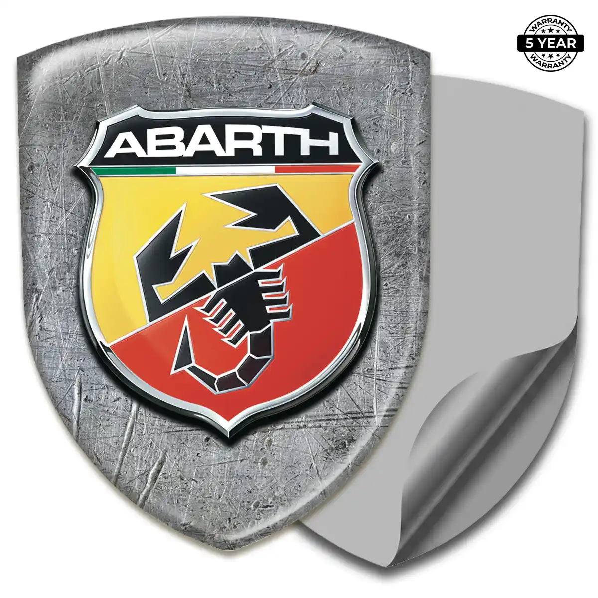 Abarth 3D Emblem Sticker Street Tuning