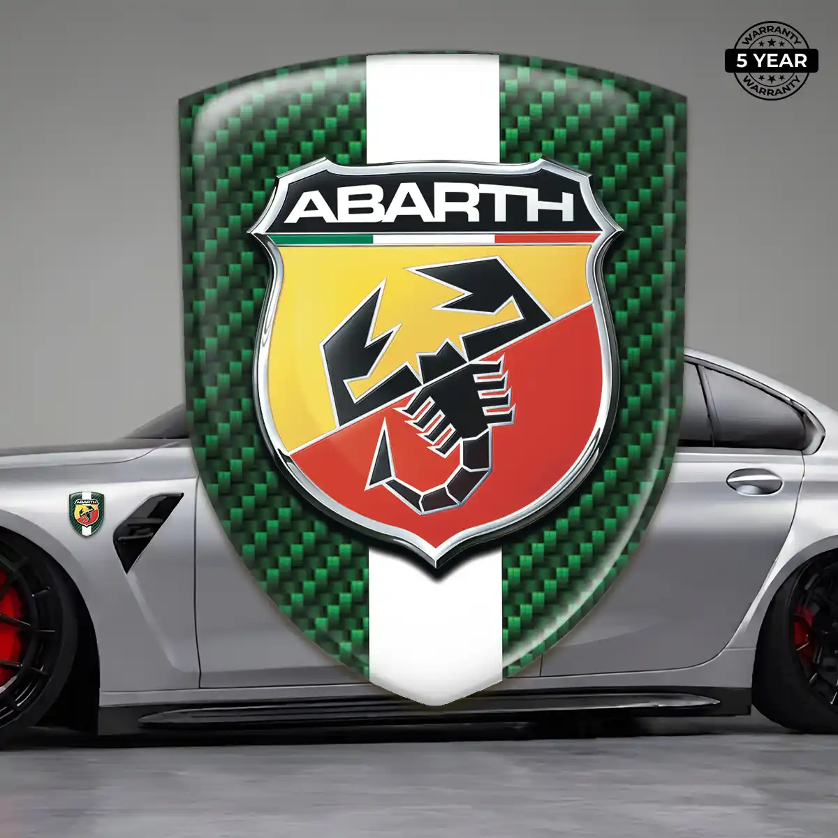 Abarth 3D Emblem Sticker Superior Craft