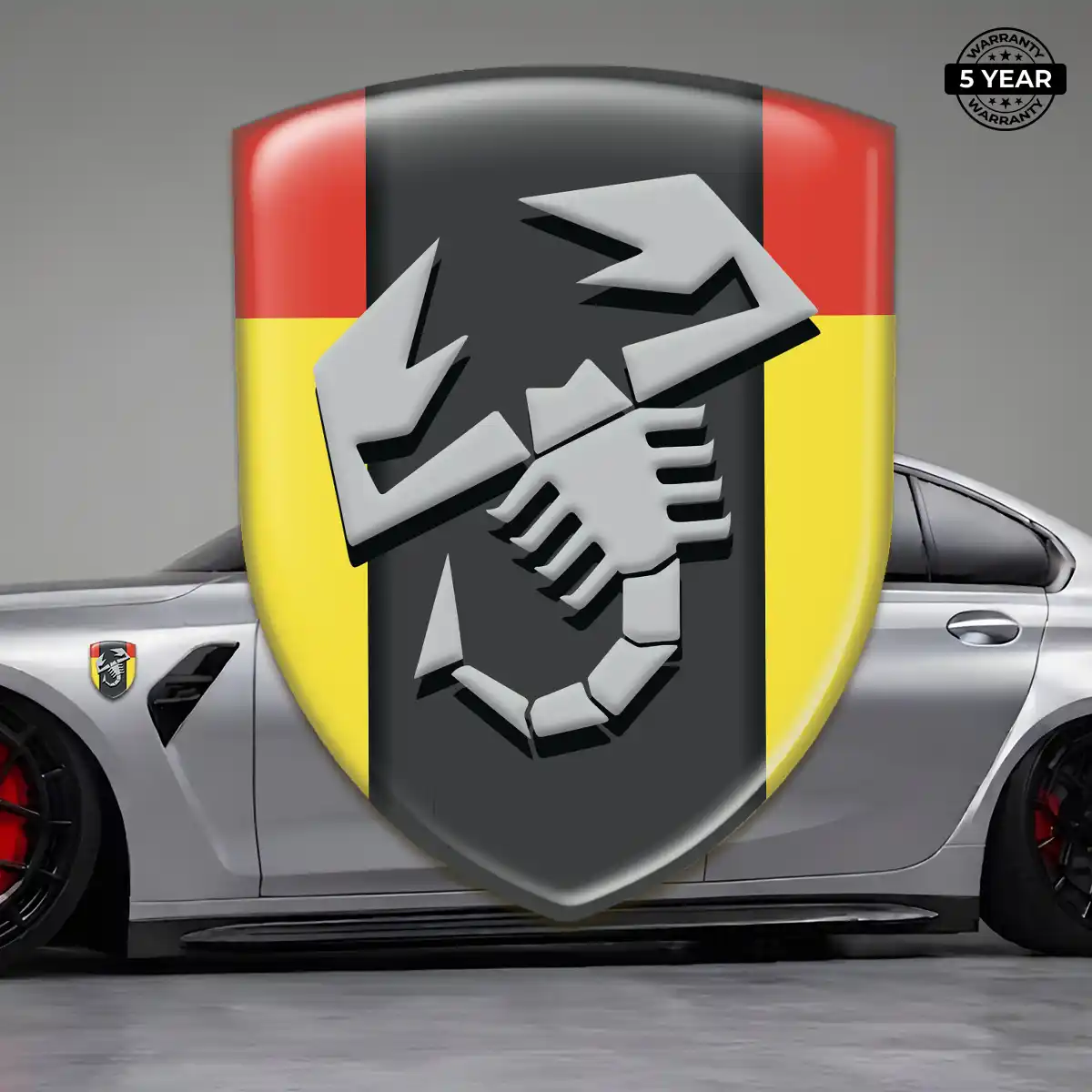 Abarth 3D Gel Sticker Cabin Style