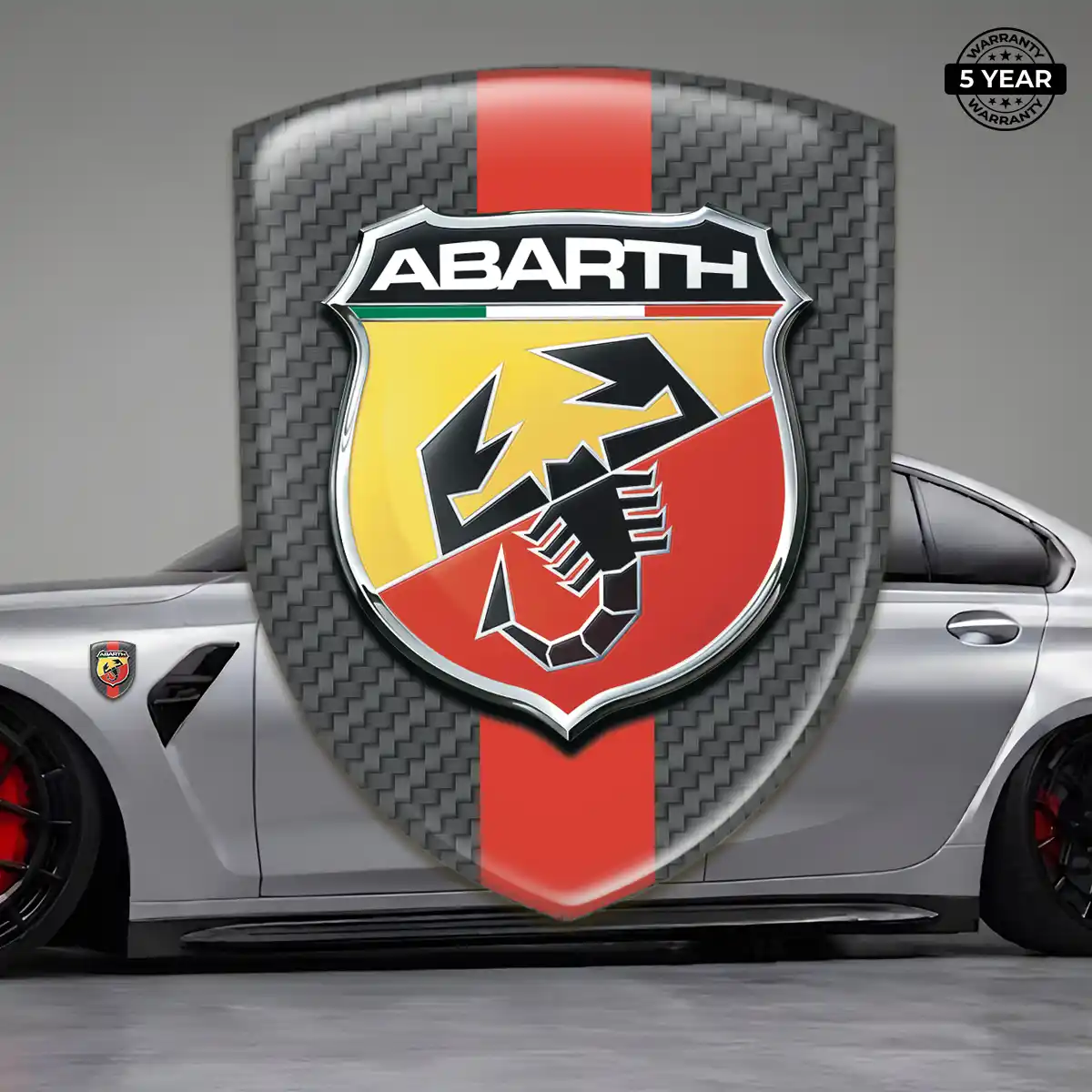 Abarth 3D Gel Sticker Deluxe Edition
