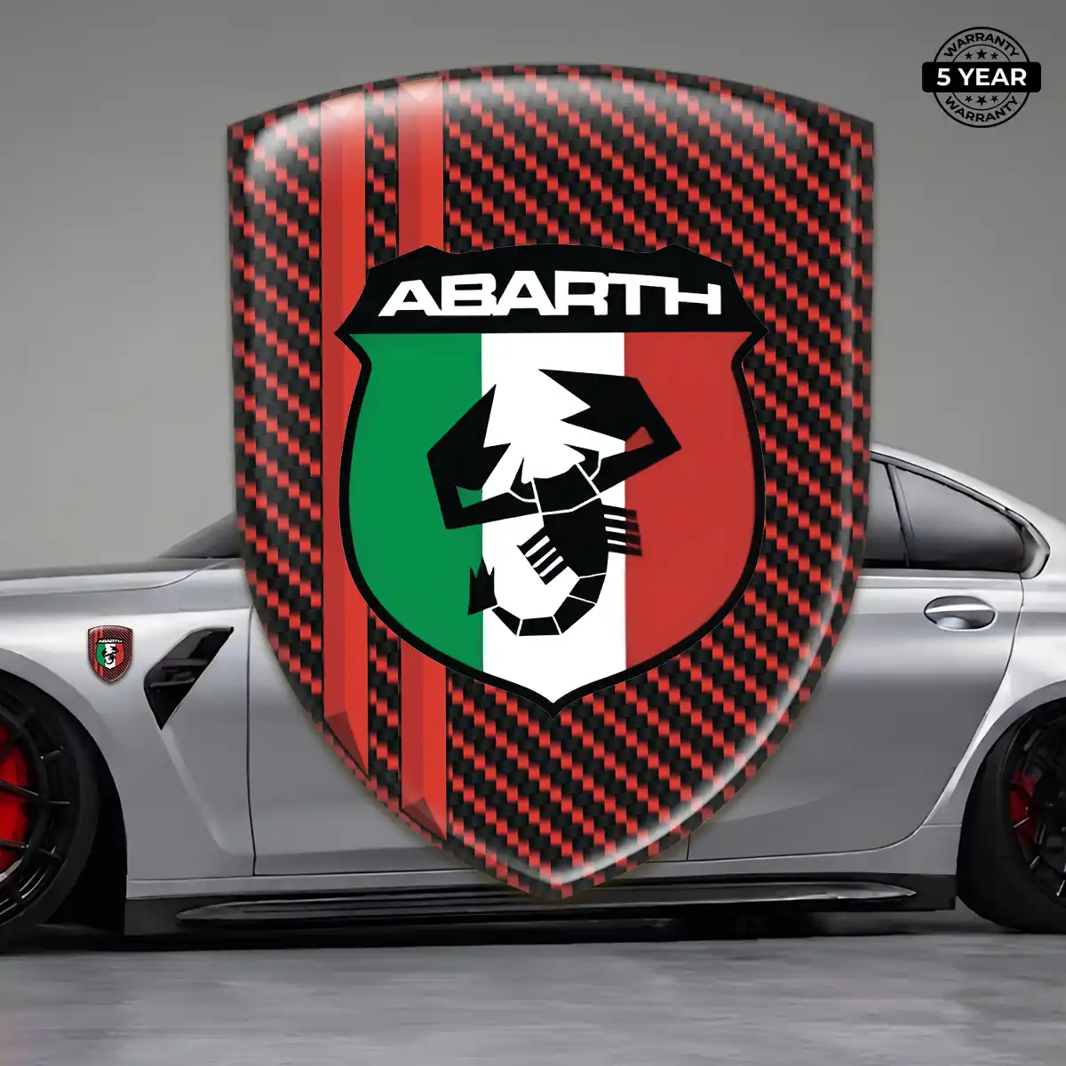 Abarth 3D Gel Sticker Elite Edition