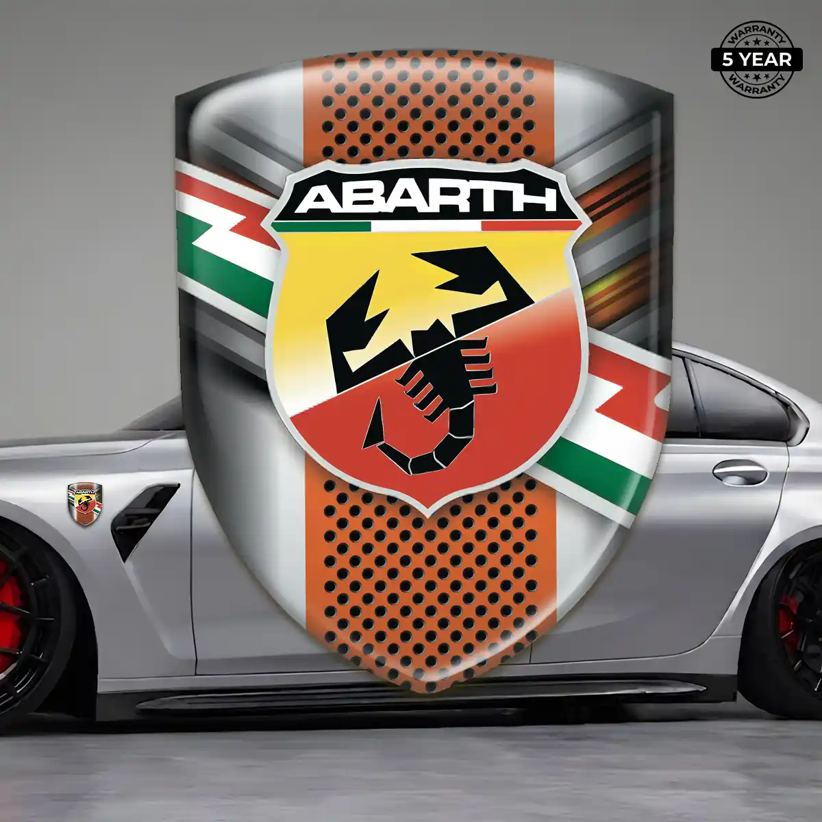 Abarth 3D Gel Sticker Exterior Luxe