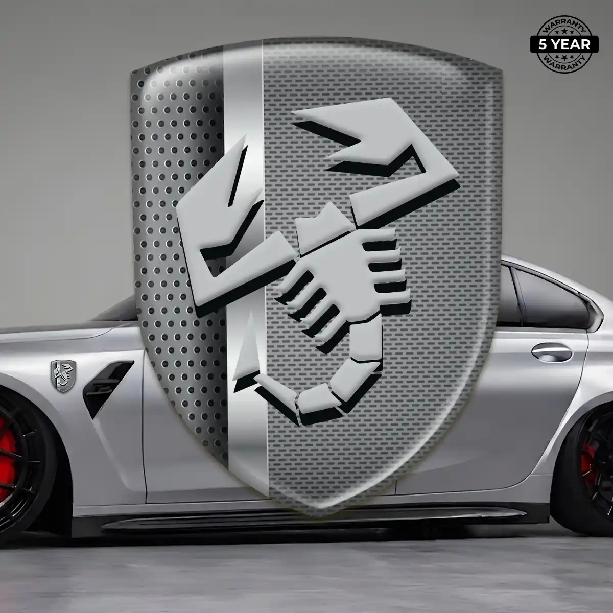 Abarth 3D Gel Sticker Interior Luxe