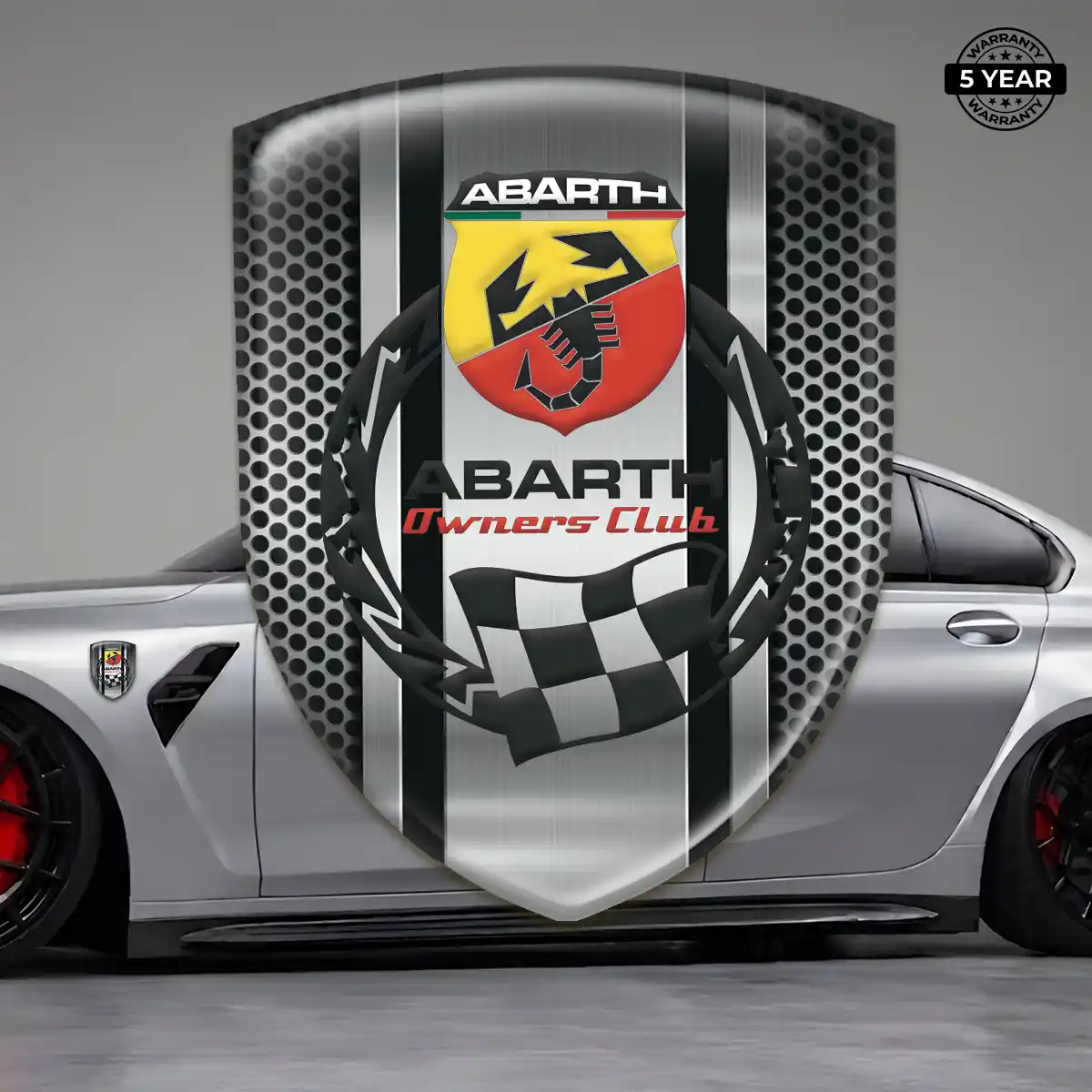 Abarth 3D Gel Sticker Noble Edition