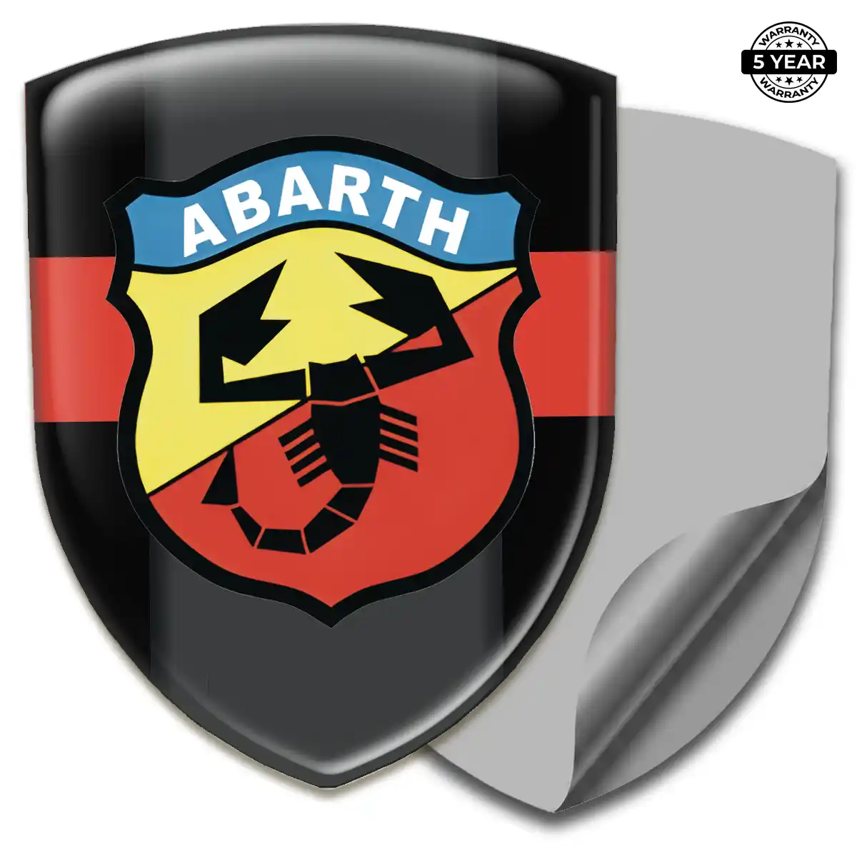 Abarth 3D Gel Sticker Performance Style