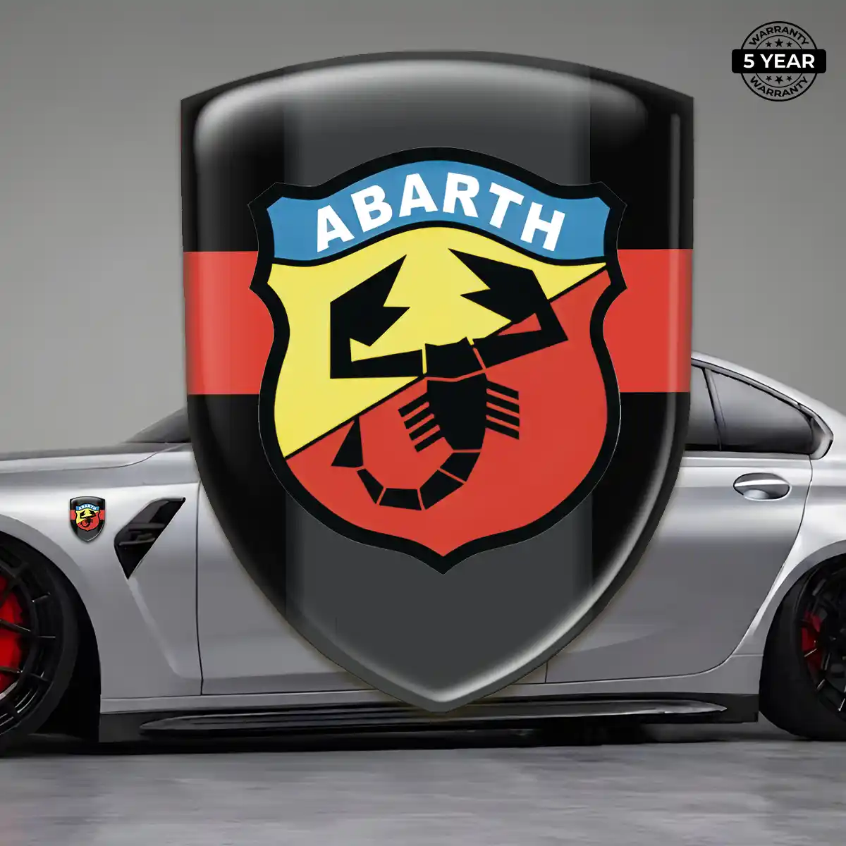 Abarth 3D Gel Sticker Performance Style
