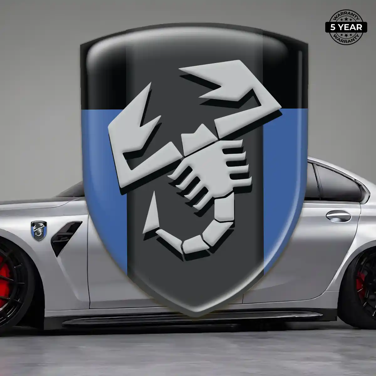 Abarth 3D Gel Sticker Prestige Line