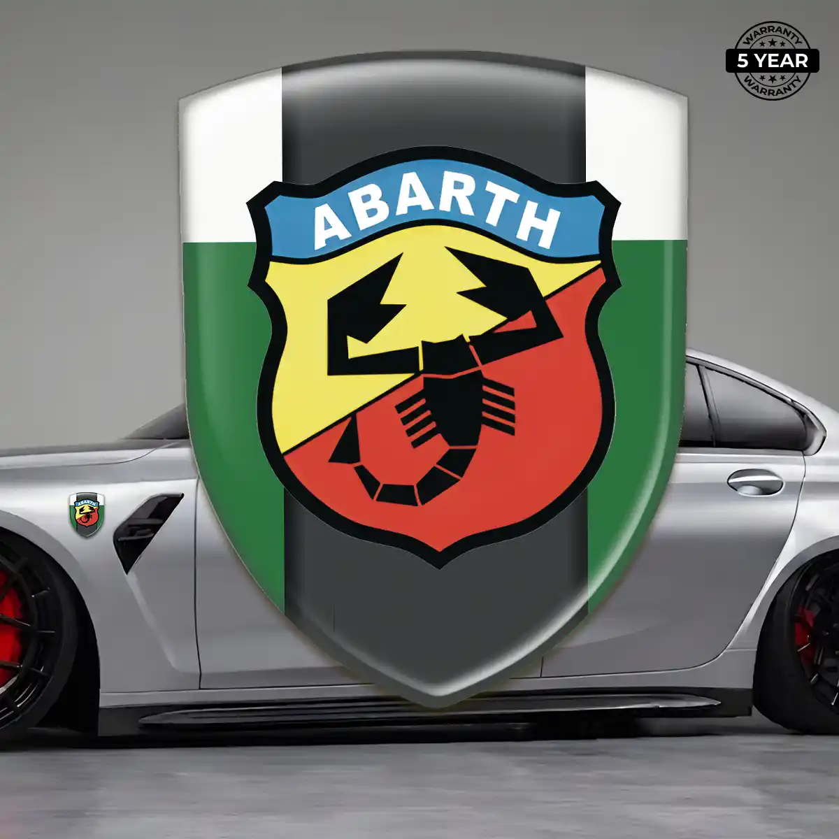 Abarth 3D Gel Sticker Street Tuning
