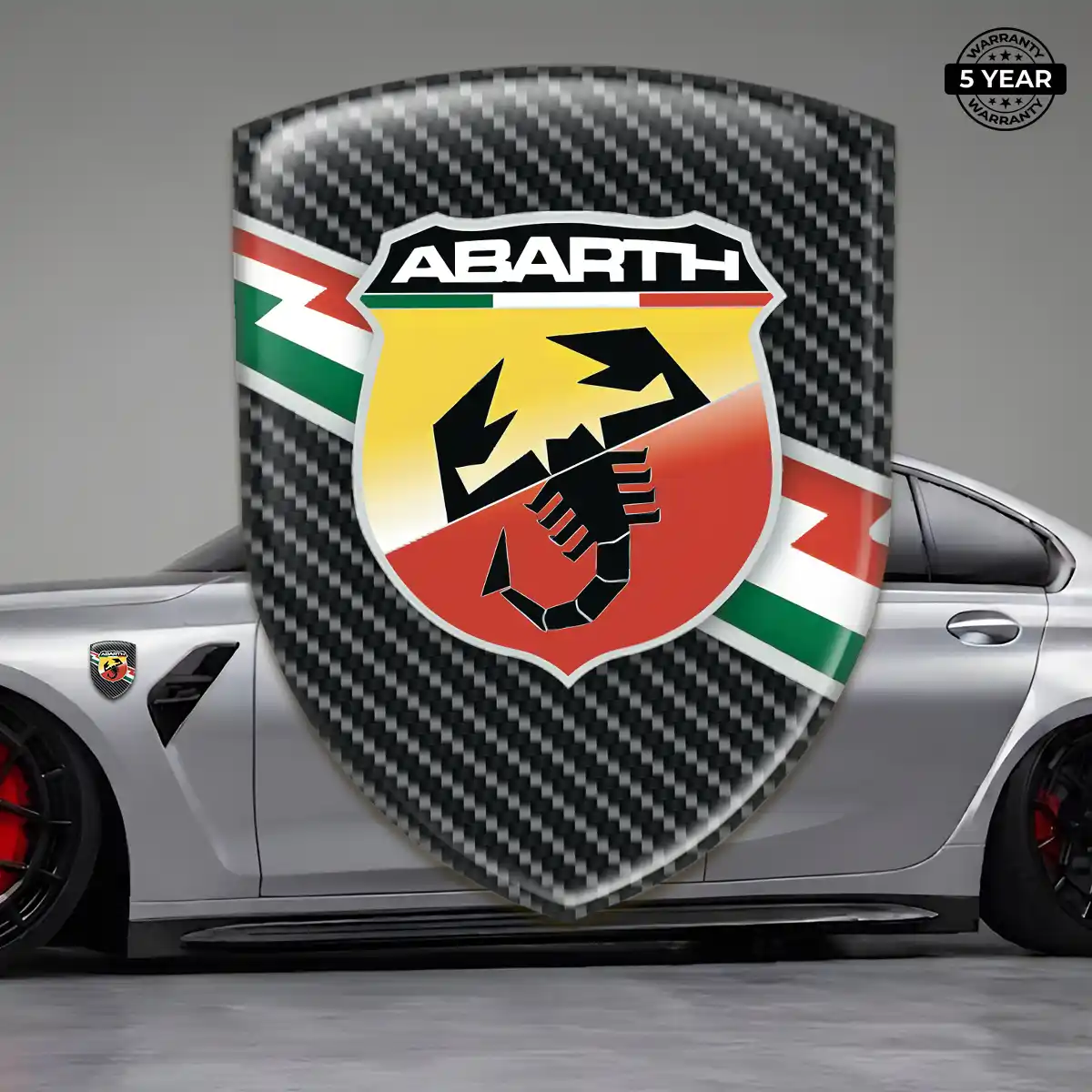 Abarth 3D Gel Sticker Superior Craft