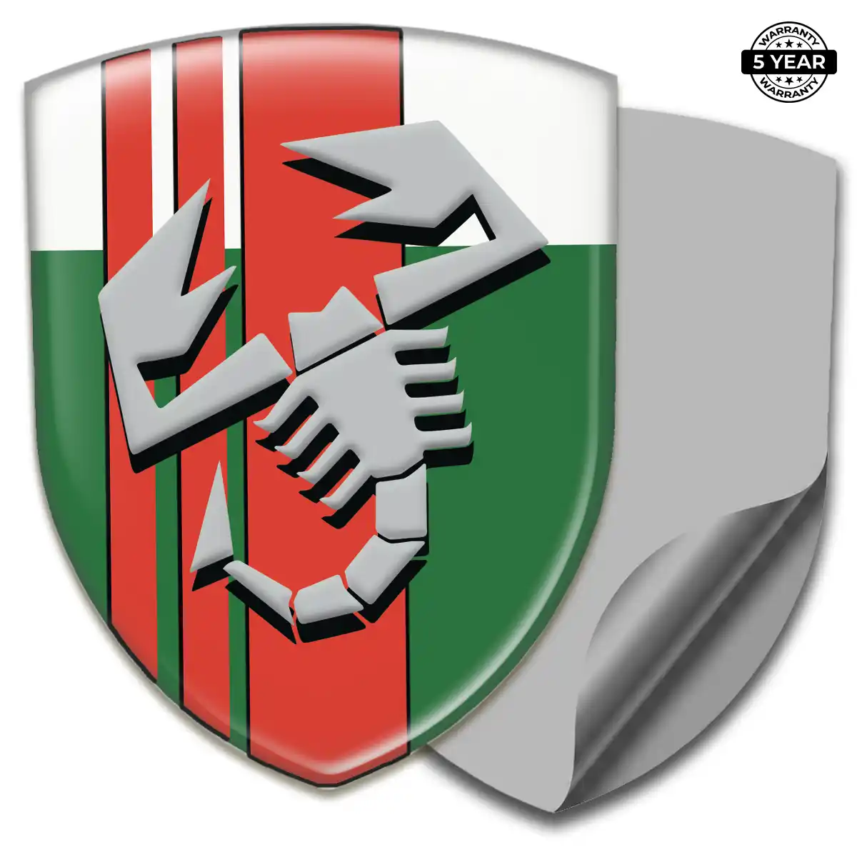 Abarth 3D Logo Sticker Cabin Style