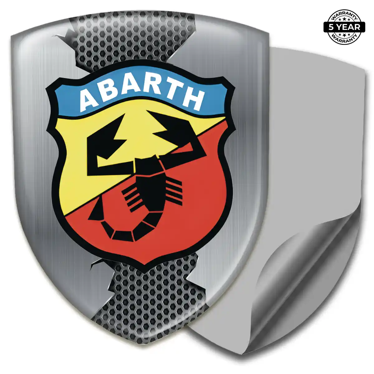 Abarth 3D Logo Sticker Deluxe Edition