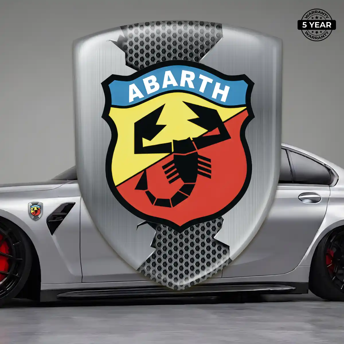 Abarth 3D Logo Sticker Deluxe Edition