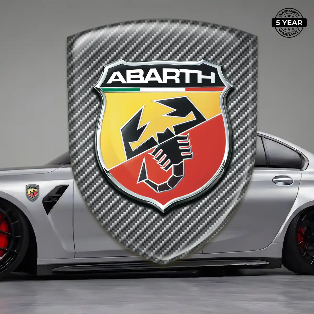 Abarth 3D Logo Sticker Elite Edition