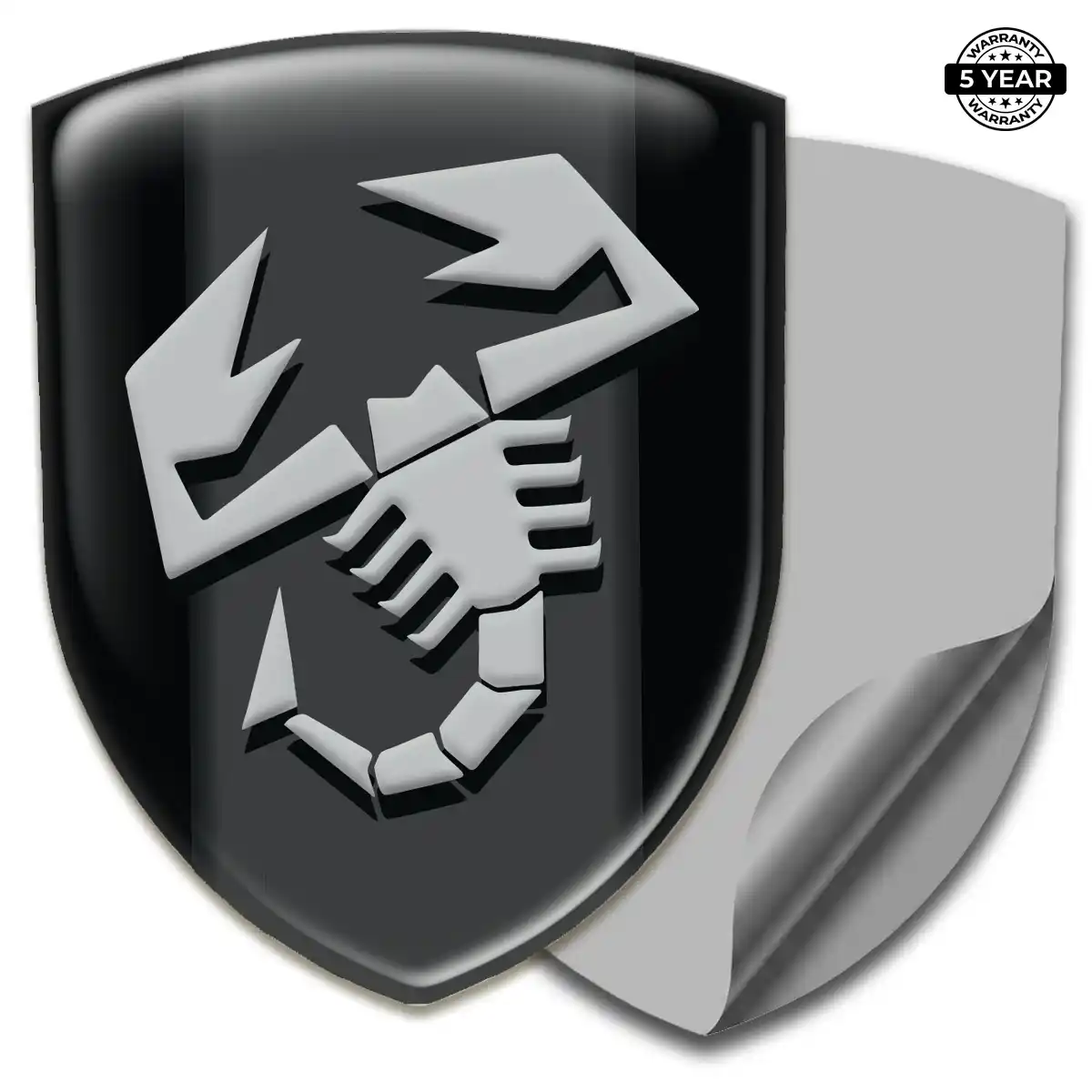 Abarth 3D Logo Sticker Elite Finish