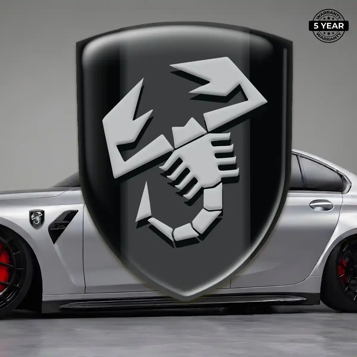 Abarth 3D Logo Sticker Elite Finish