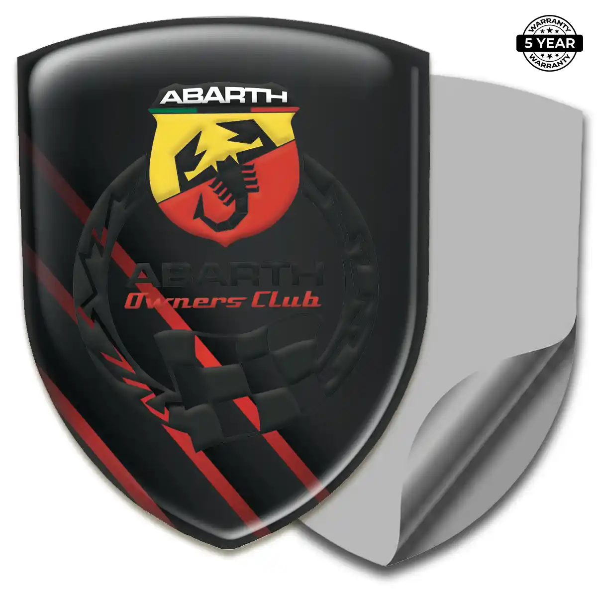 Abarth 3D Logo Sticker Exclusive Series