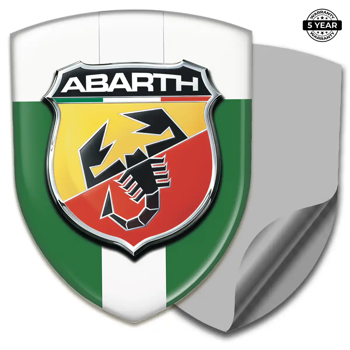 Abarth 3D Logo Sticker Noble Edition