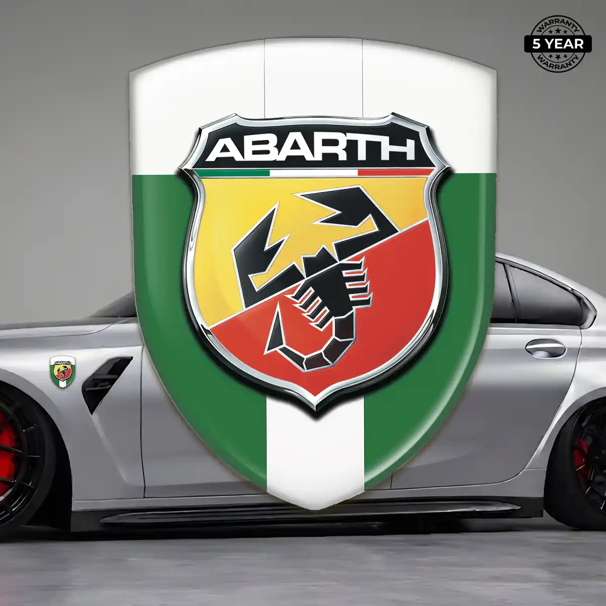 Abarth 3D Logo Sticker Noble Edition