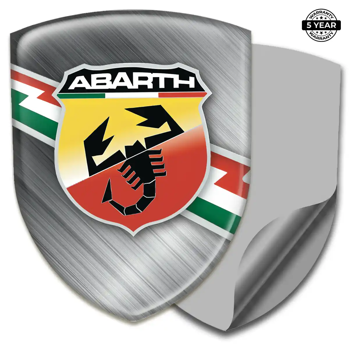 Abarth 3D Logo Sticker Opulent Line