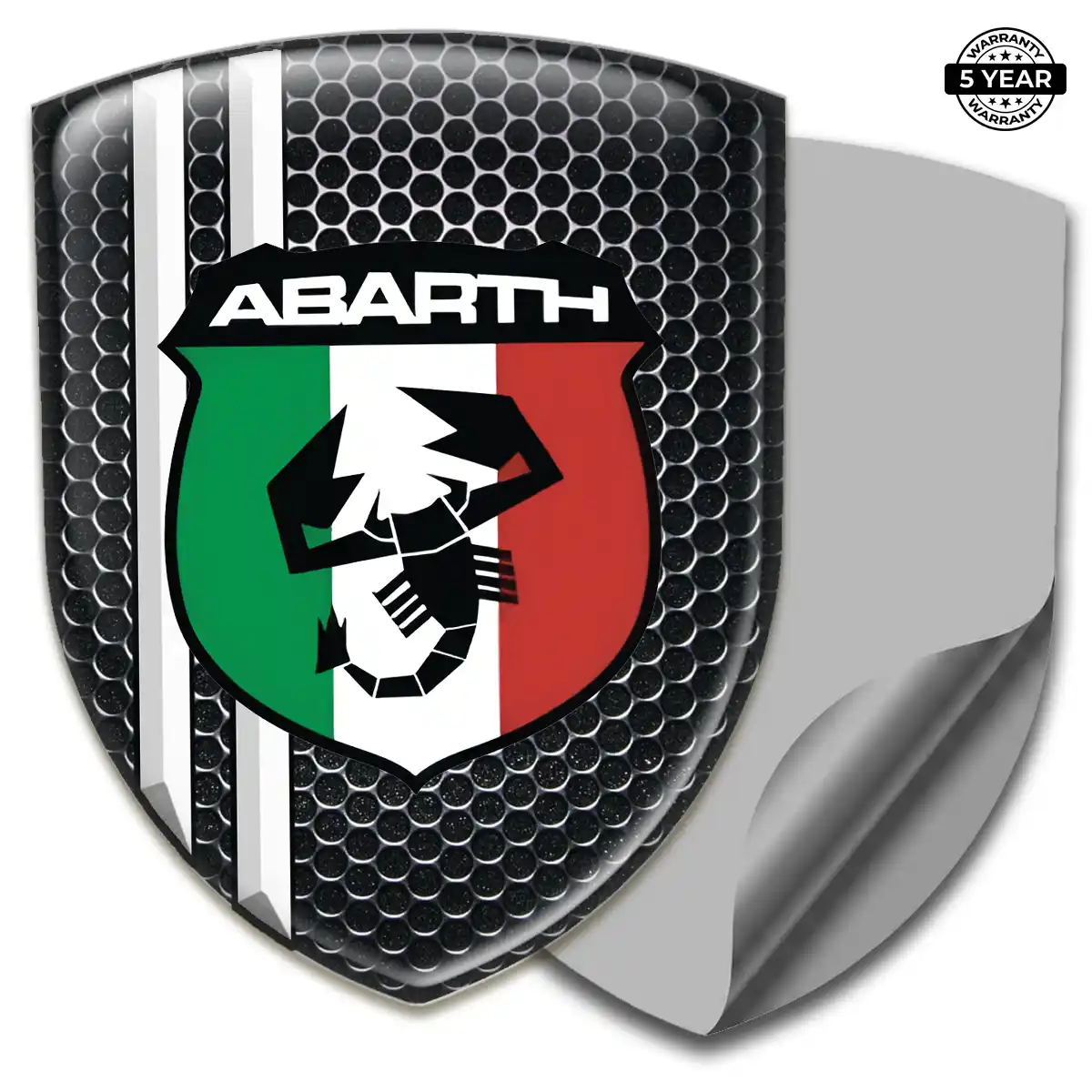 Abarth 3D Logo Sticker Outer Style