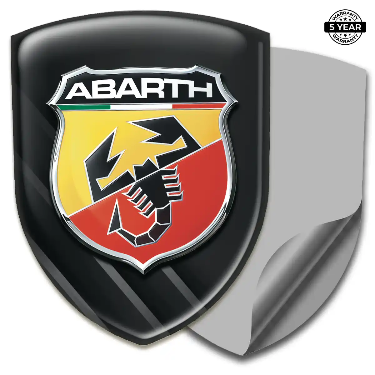 Abarth 3D Logo Sticker Performance Style
