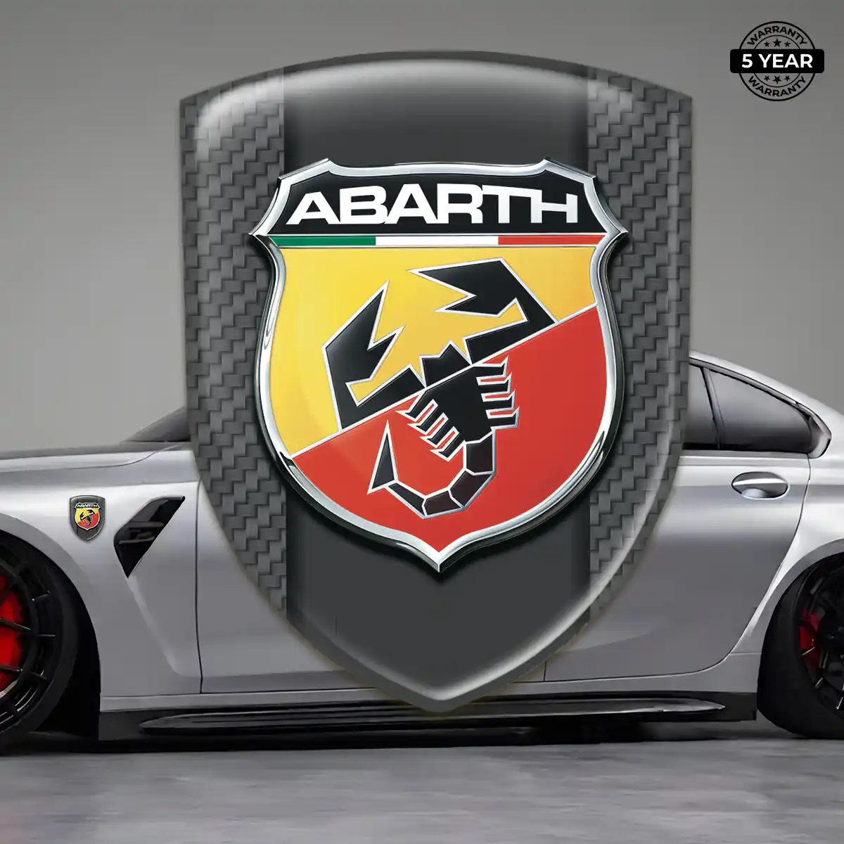 Abarth 3D Resin Sticker Deluxe Edition