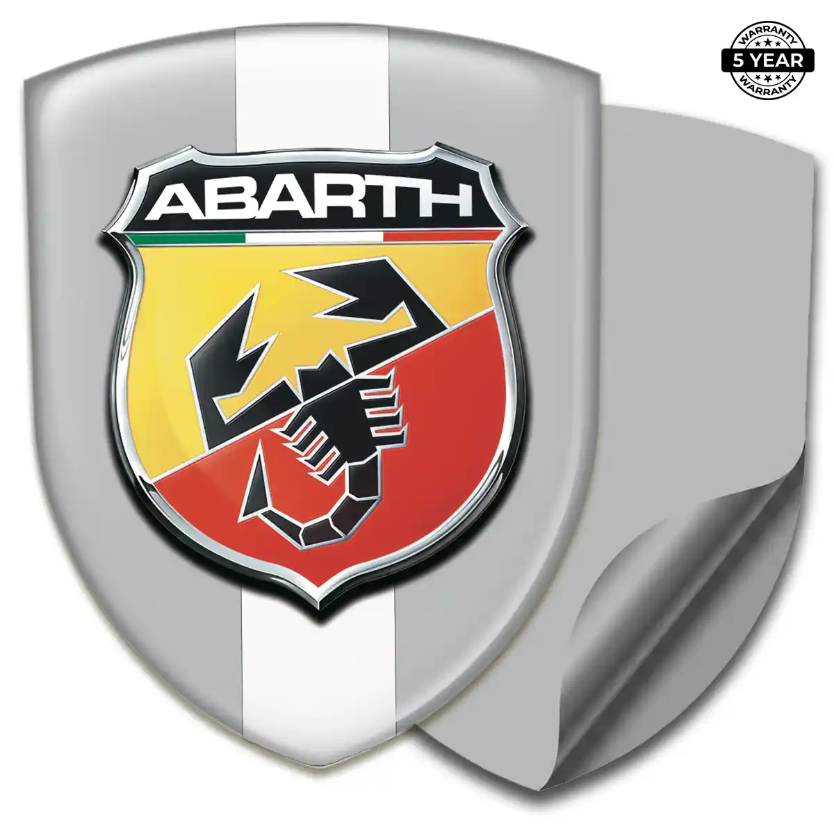 Abarth 3D Resin Sticker Elite Edition