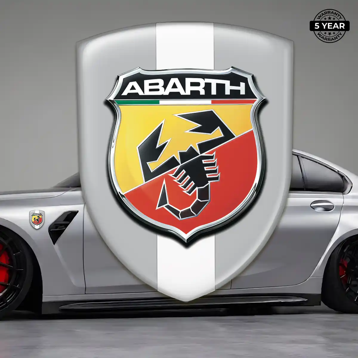 Abarth 3D Resin Sticker Elite Edition