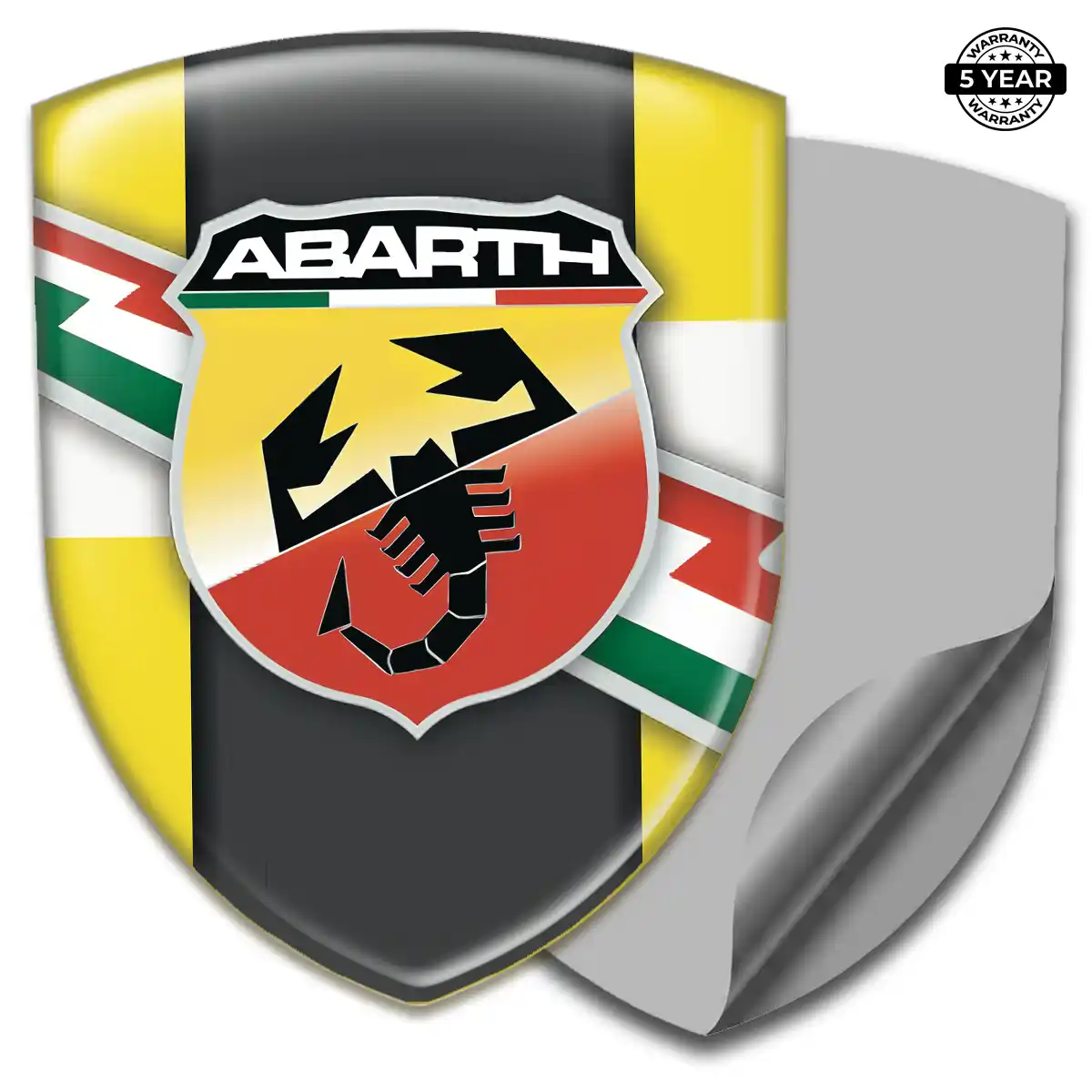 Abarth 3D Resin Sticker Exclusive Series