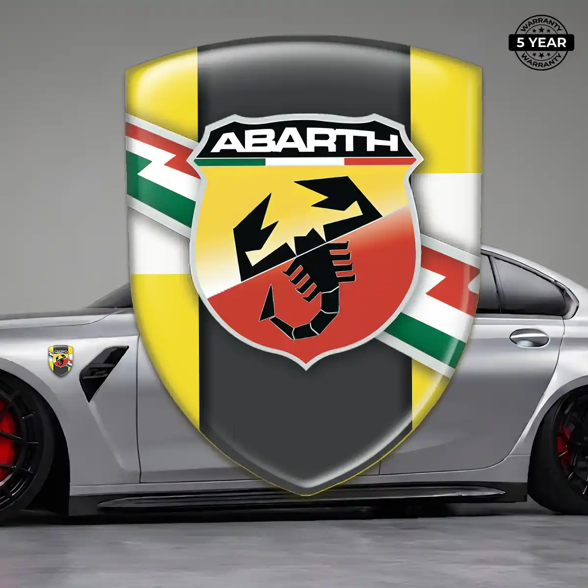 Abarth 3D Resin Sticker Exclusive Series