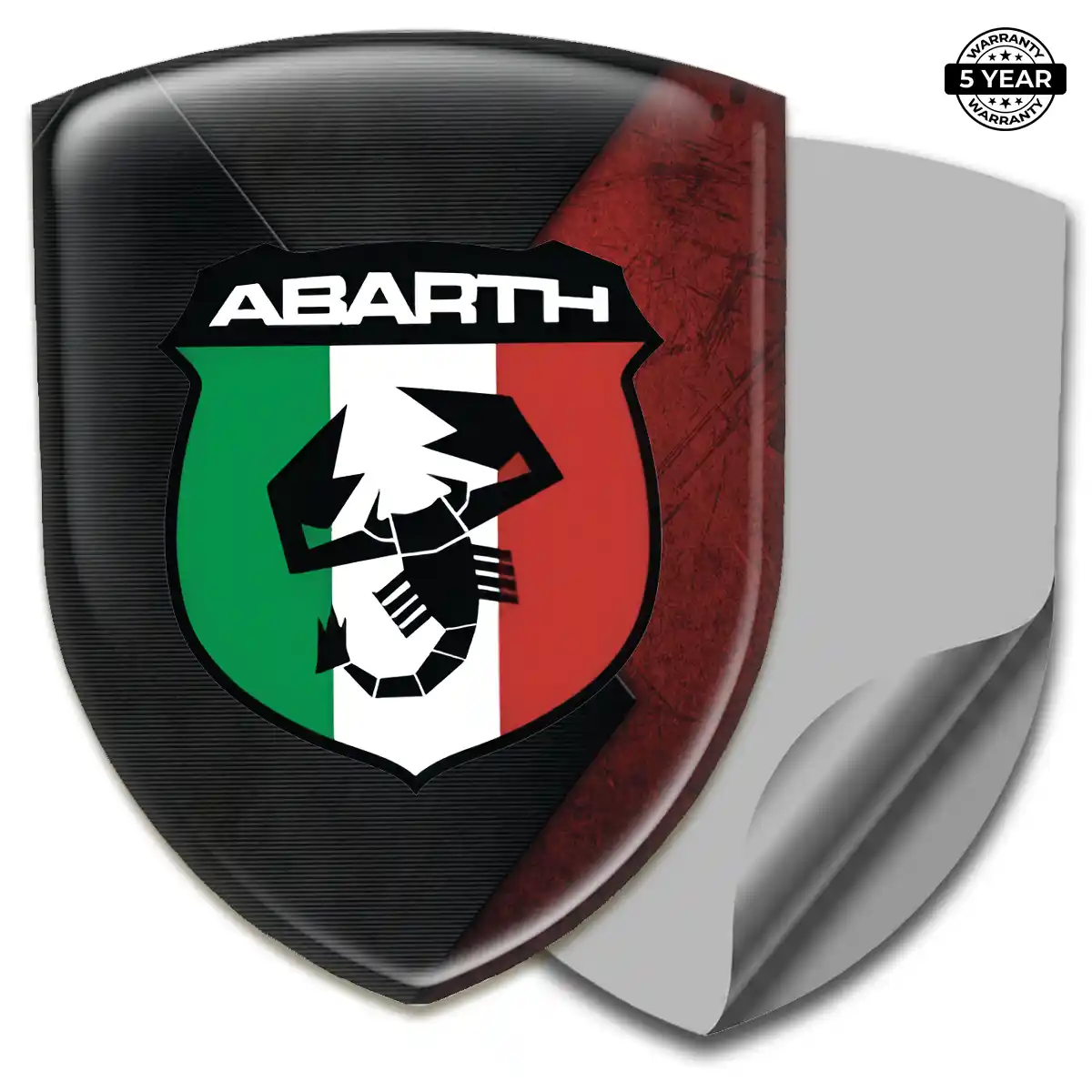 Abarth 3D Resin Sticker Exterior Luxe