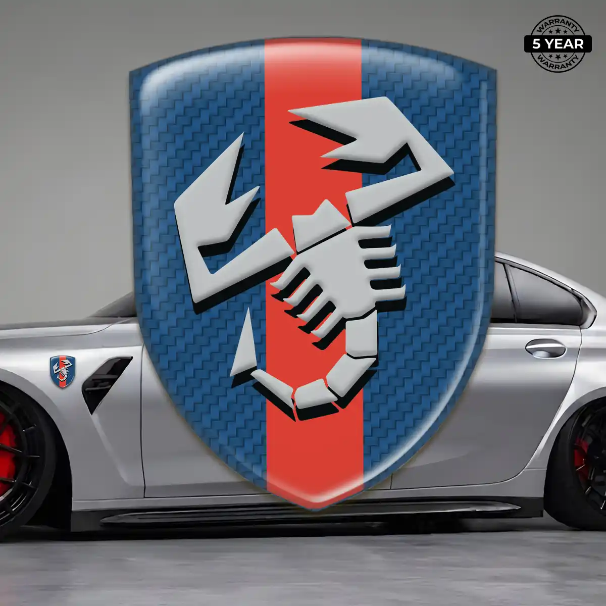 Abarth 3D Resin Sticker Noble Edition