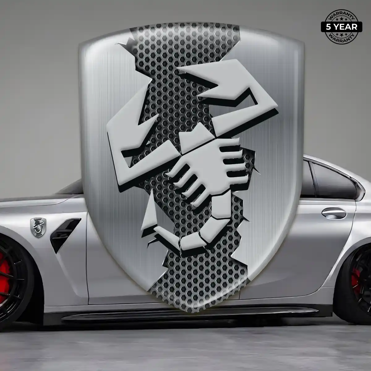 Abarth 3D Resin Sticker Opulent Line