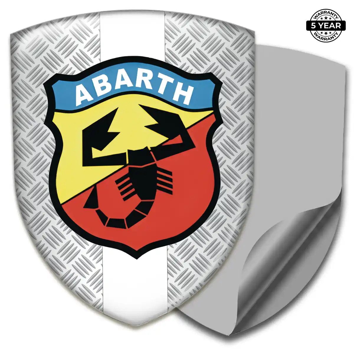 Abarth 3D Resin Sticker Performance Style