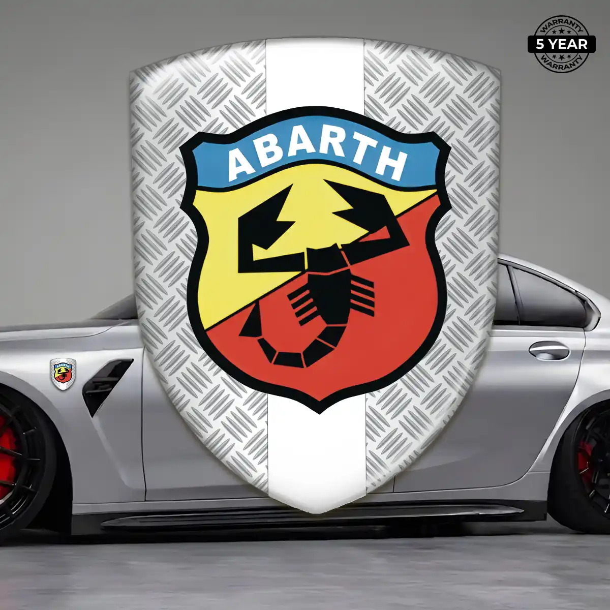 Abarth 3D Resin Sticker Performance Style