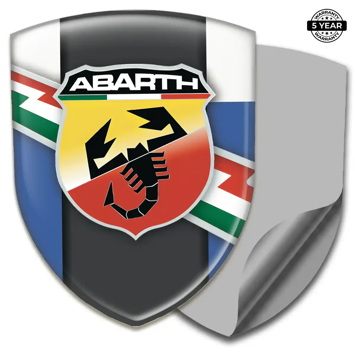 Abarth 3D Resin Sticker Prestige Line