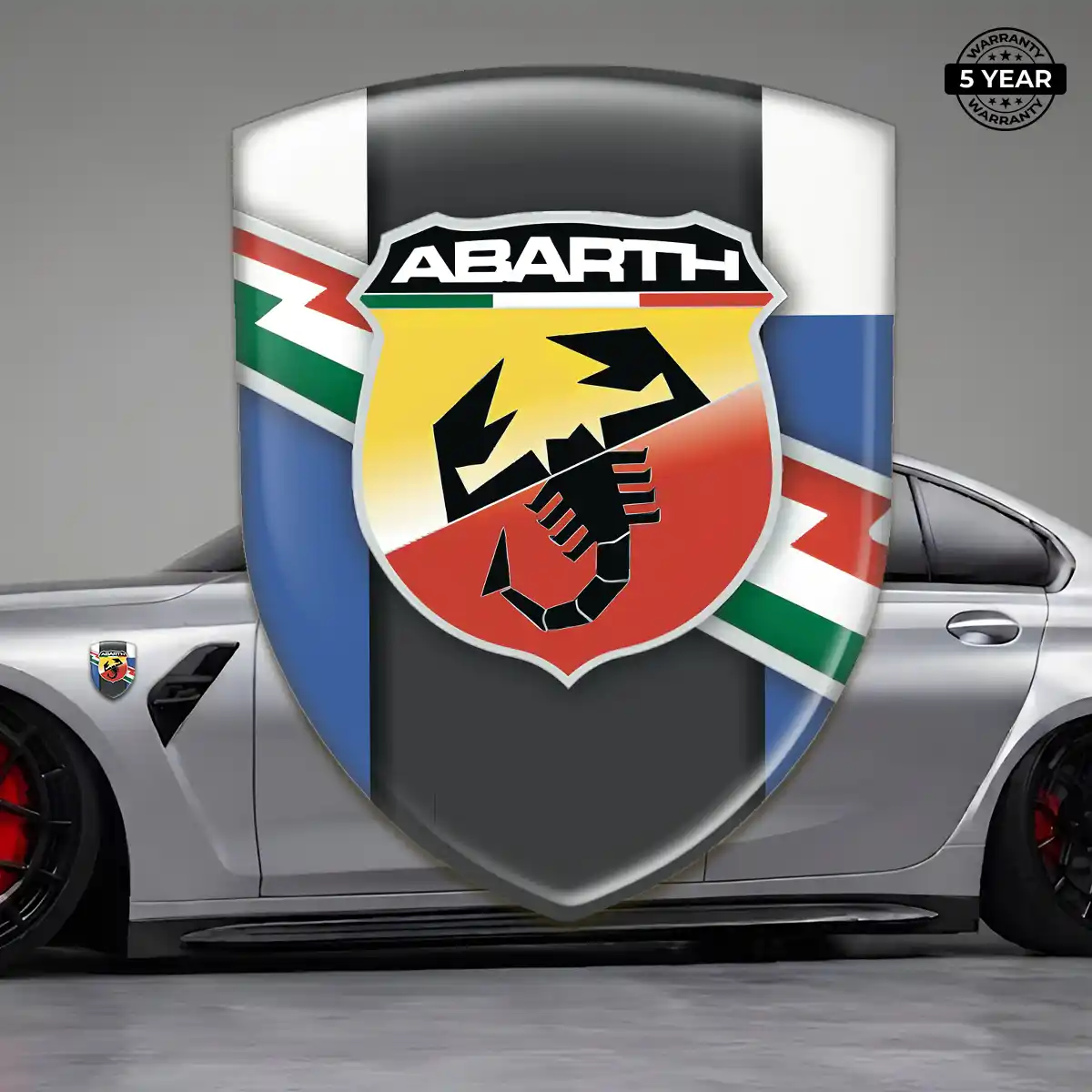 Abarth 3D Resin Sticker Prestige Line