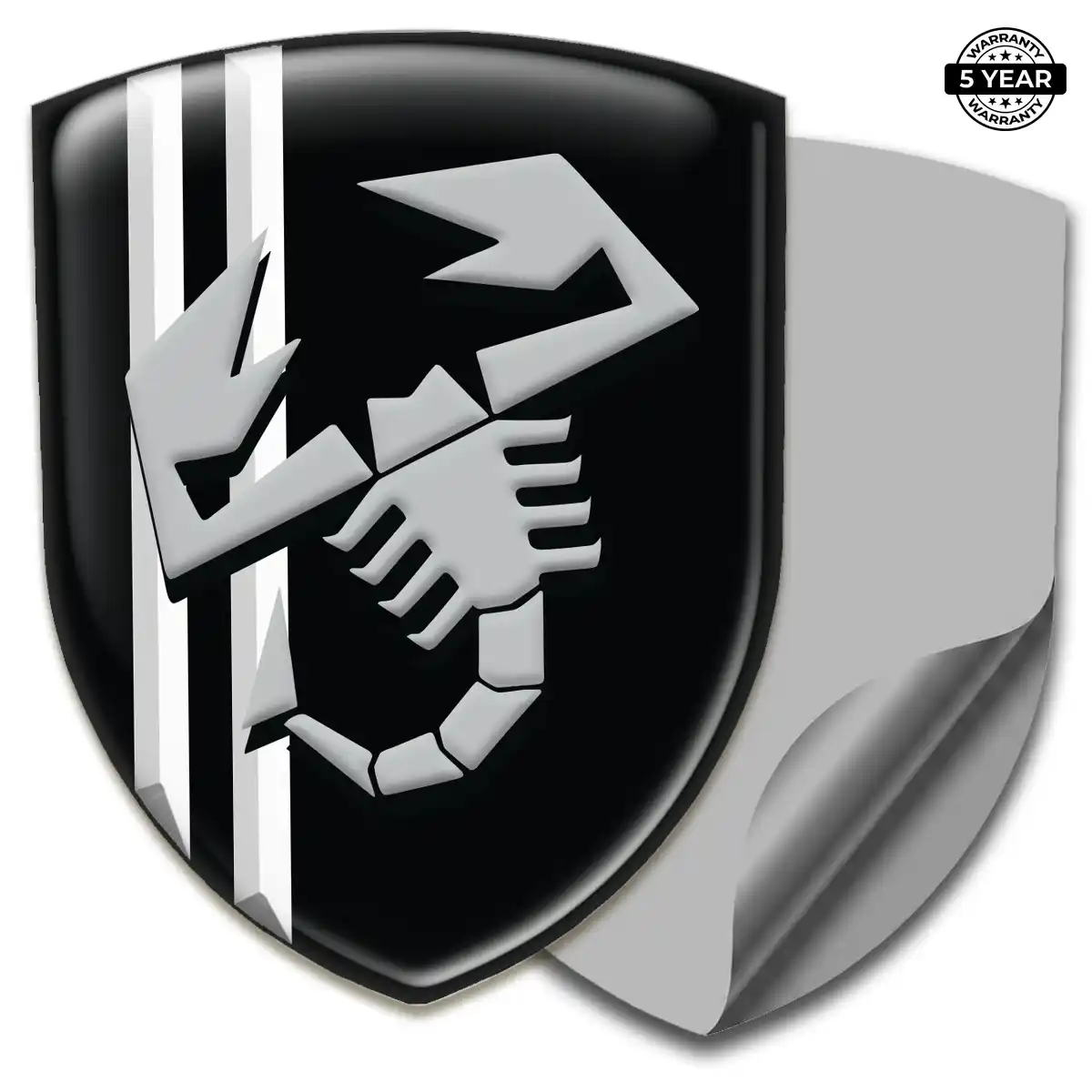 Abarth 3D Resin Sticker Signature Grade