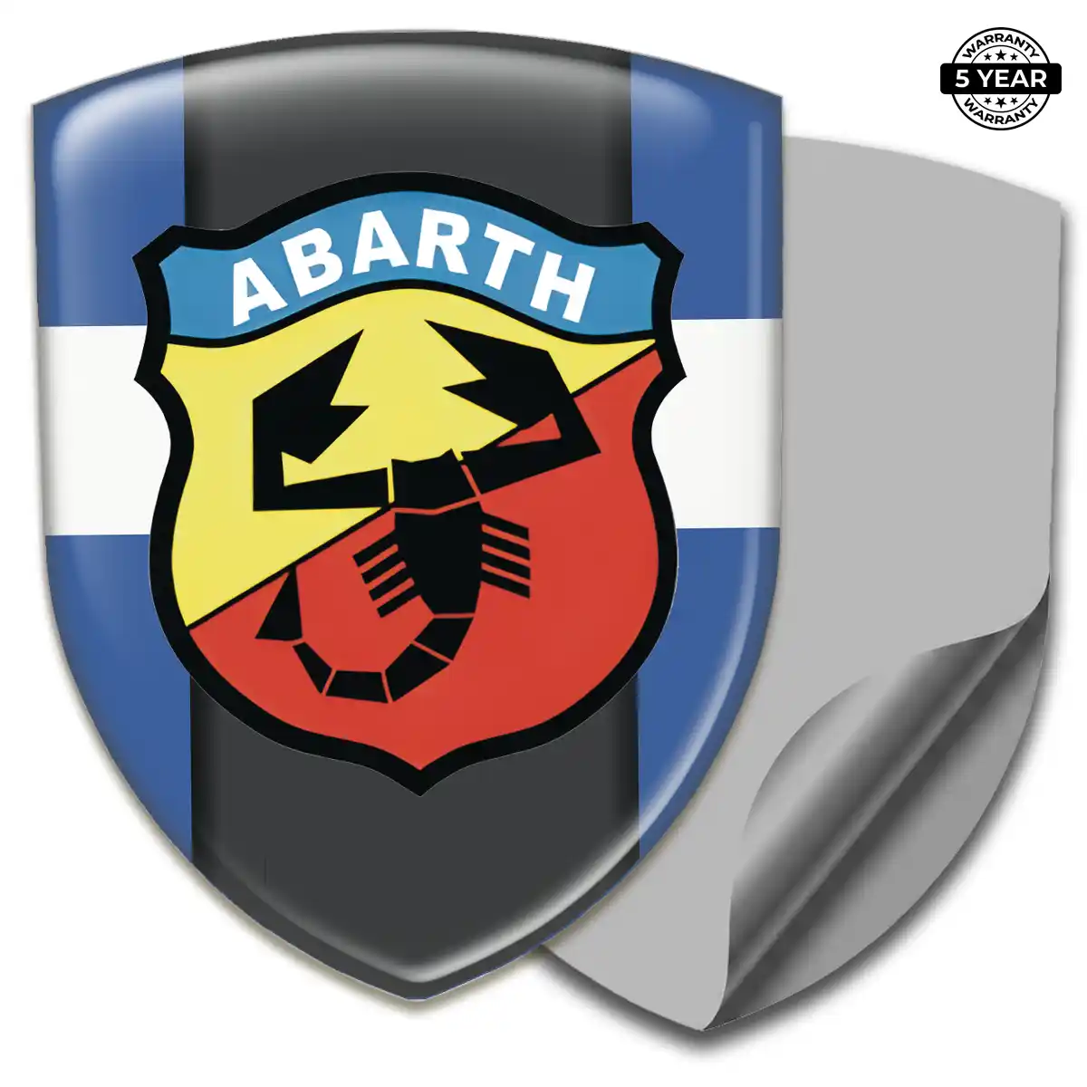 Abarth 3D Resin Sticker Superior Craft