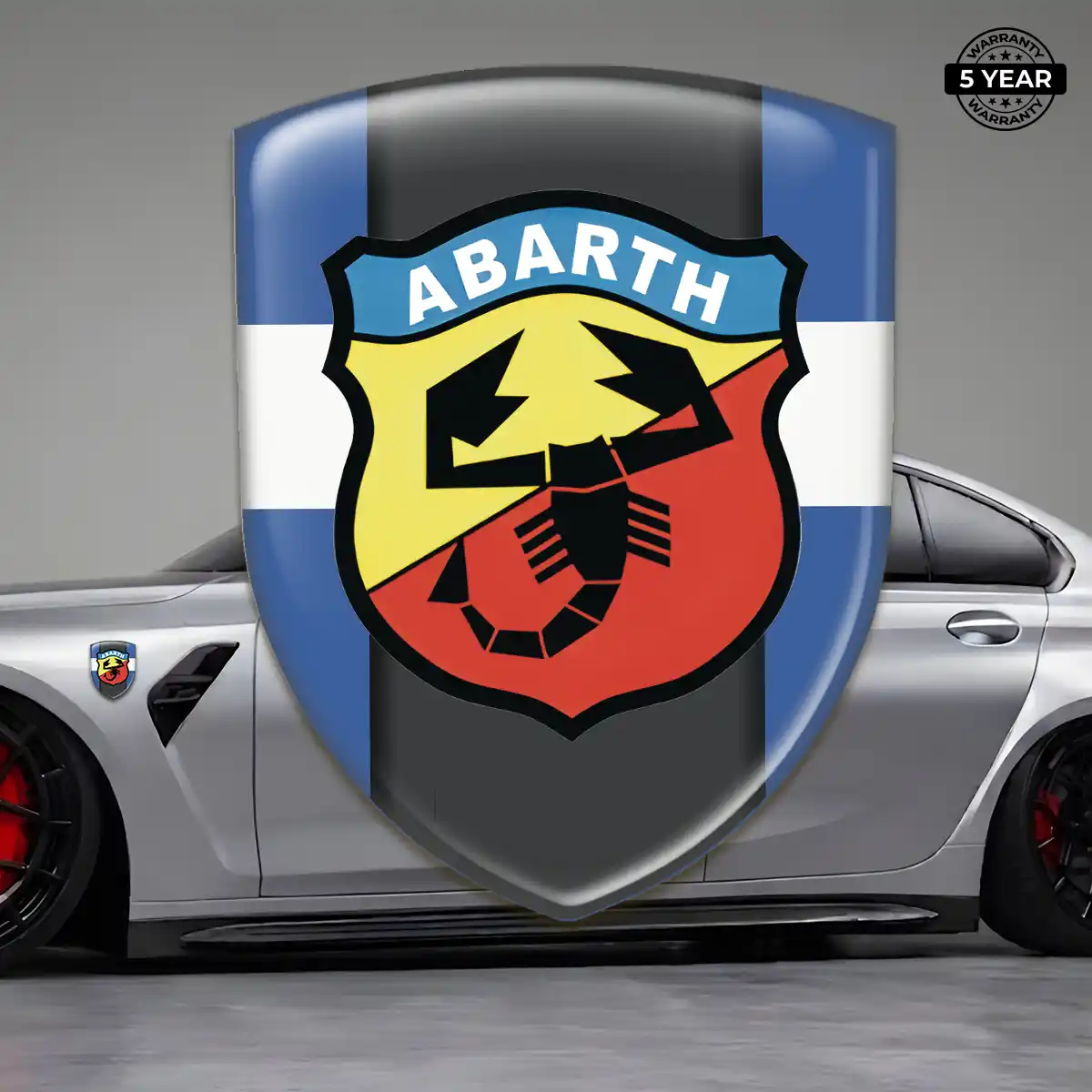 Abarth 3D Resin Sticker Superior Craft