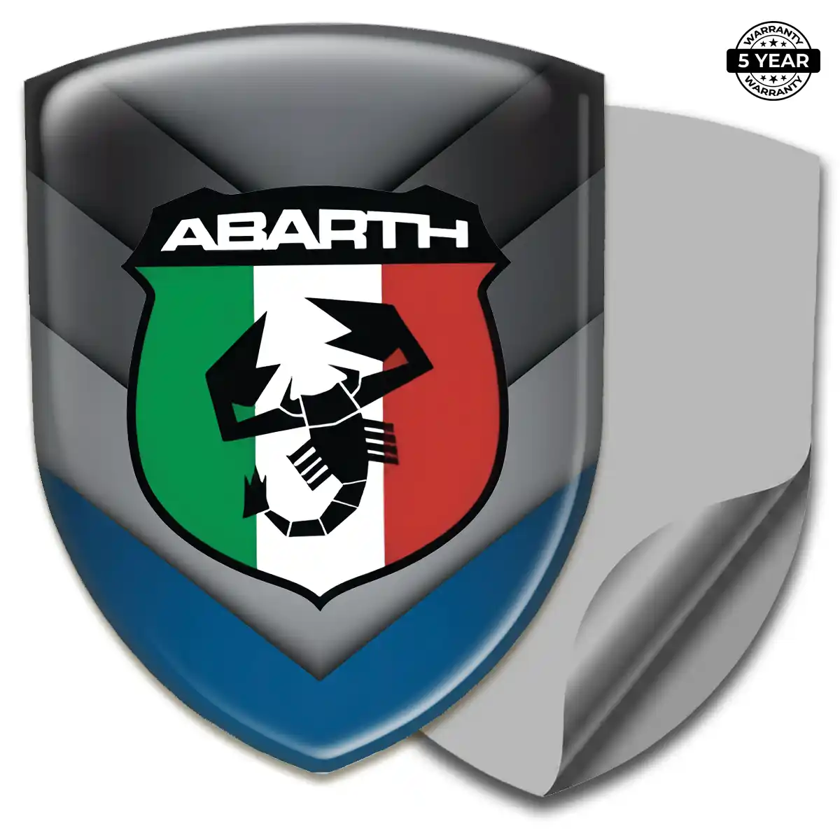 Abarth Automotive Emblem Sticker Deluxe Edition