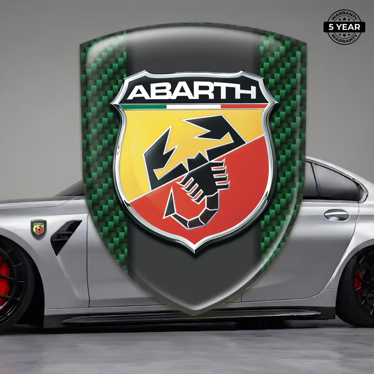 Abarth Automotive Emblem Sticker Elite Edition